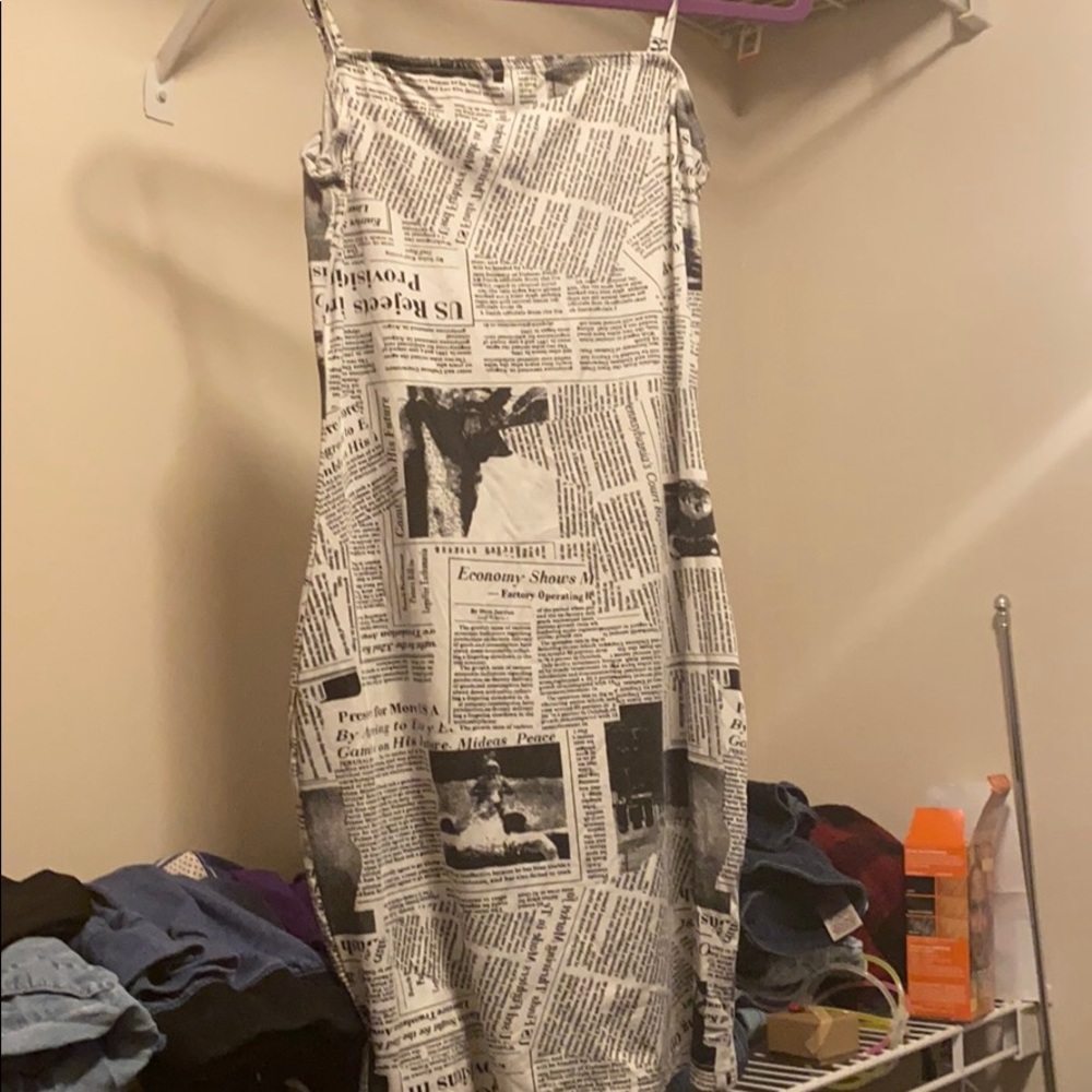 Newspaper dress